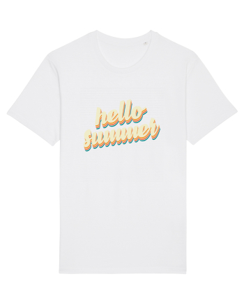 Hello Summer Retro White