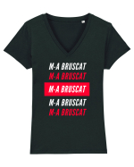 M-a Bruscat Tricou mânecă scurtă guler V Damă Evoker