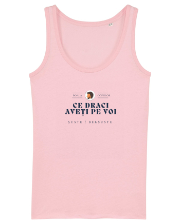 Boala copiilor scris negru :))) Cotton Pink