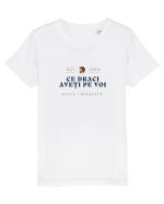 Boala copiilor scris negru :))) Tricou mânecă scurtă  Copii Mini Creator
