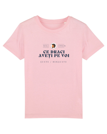 Boala copiilor scris negru :))) Cotton Pink