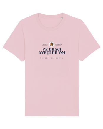 Boala copiilor scris negru :))) Cotton Pink