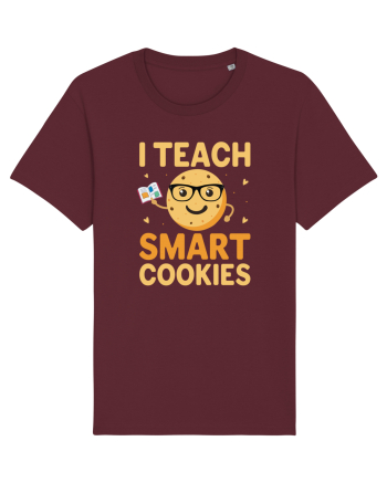 I Teach Smart Cookies Burgundy