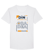 Sunt din Oradea Tricou mânecă scurtă guler larg Bărbat Skater