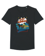 EEEEE Madalina Tricou mânecă scurtă guler larg Bărbat Skater