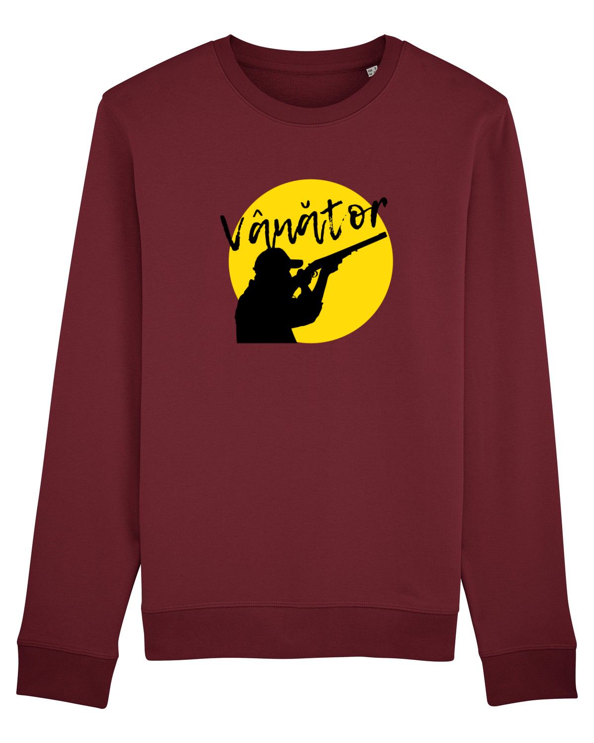 Bluză mânecă lungă Unisex Rise Burgundy