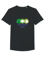 Weekend fun - pescar Tricou mânecă scurtă guler larg Bărbat Skater