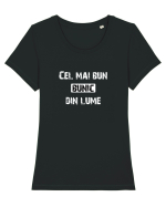 Cel mai bun bunic din lume Tricou mânecă scurtă guler larg fitted Damă Expresser