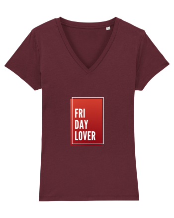 Friday Lover Burgundy