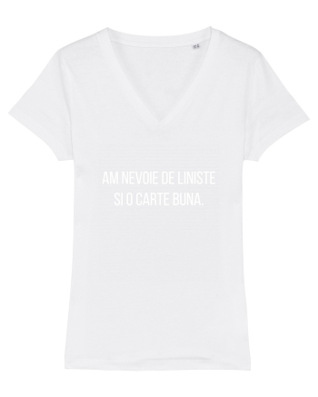 Liniste si o Carte Buna. White