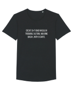 Citeste o carte. Tricou mânecă scurtă guler larg Bărbat Skater