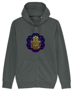 Hamsa Hand Hanorac cu fermoar Unisex Connector