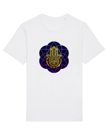 Hamsa Hand White