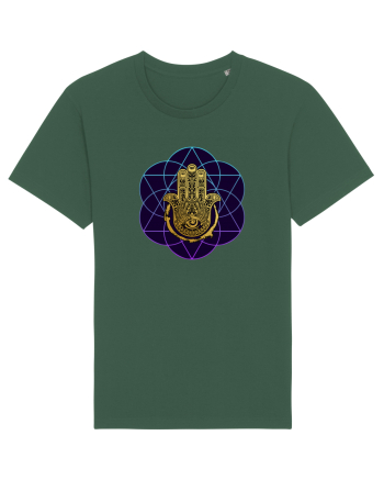 Hamsa Hand Bottle Green