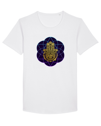 Hamsa Hand White