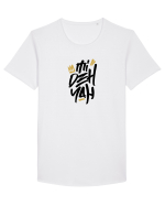 Mi Deh Yah Tricou mânecă scurtă guler larg Bărbat Skater