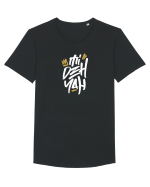 Mi Deh Yah Tricou mânecă scurtă guler larg Bărbat Skater