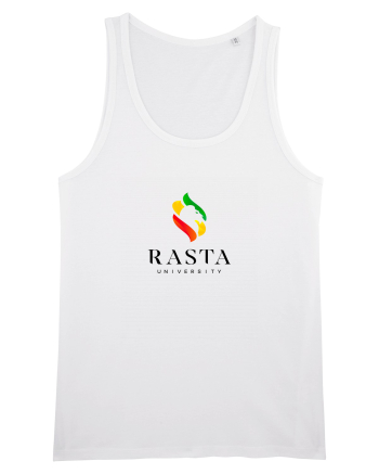 Rasta University Lion Logo White