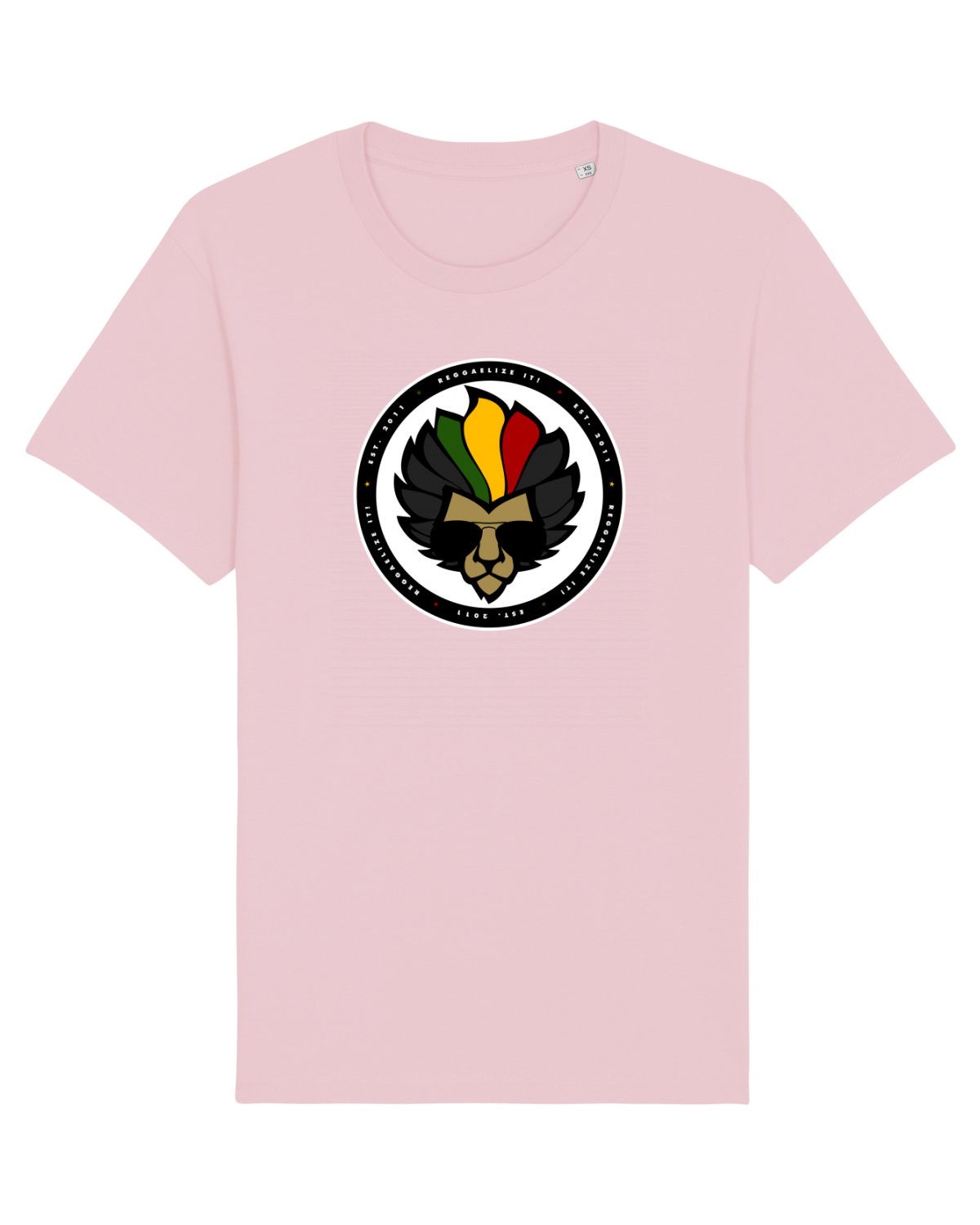 Tricou mânecă scurtă Unisex Rocker Cotton Pink