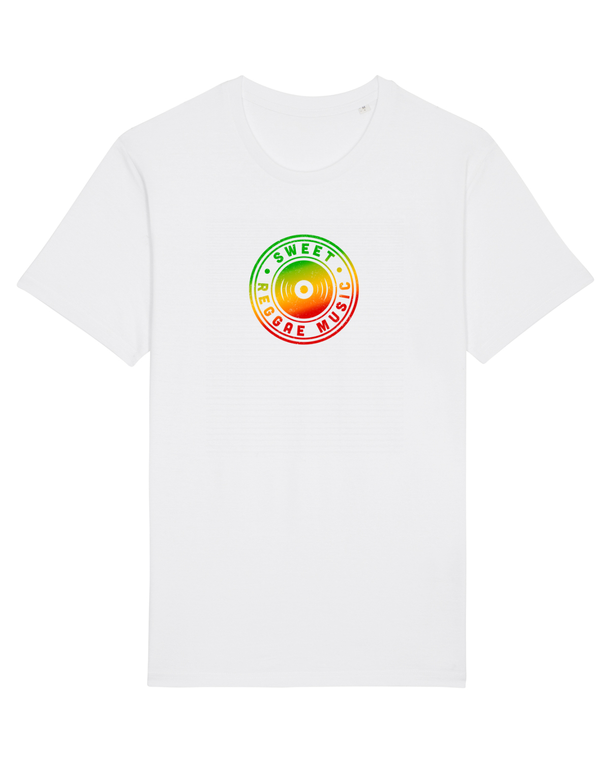 Tricou mânecă scurtă Unisex Rocker White
