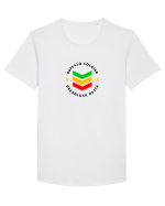 Buffalo Soldier Dreadlock Rasta Tricou mânecă scurtă guler larg Bărbat Skater
