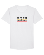 Each One Teach One Tricou mânecă scurtă guler larg Bărbat Skater