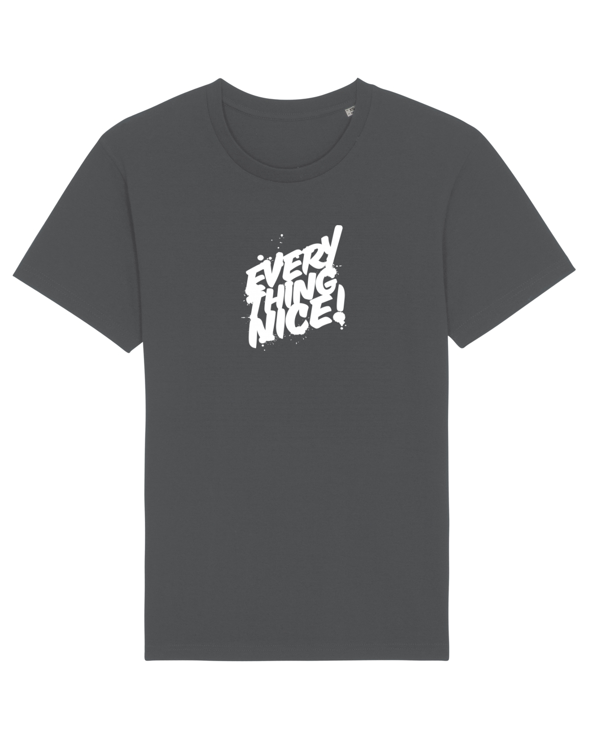 Tricou mânecă scurtă Unisex Rocker Anthracite