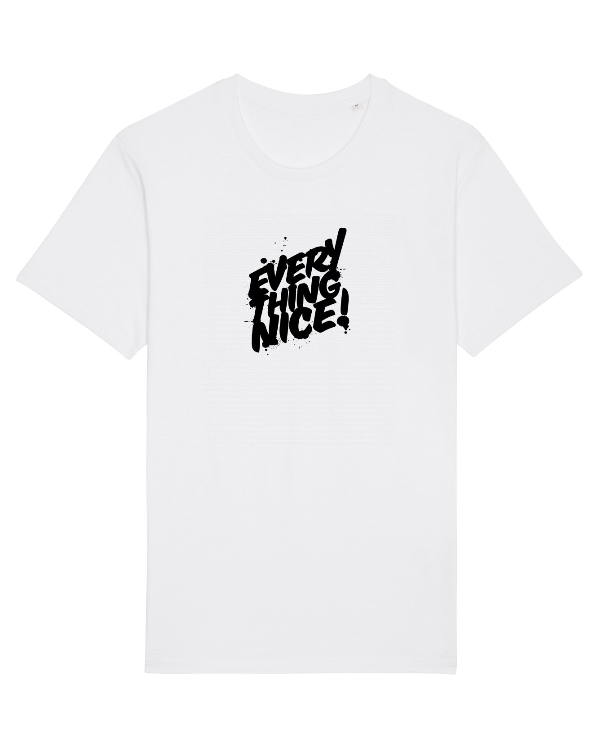 Tricou mânecă scurtă Unisex Rocker White