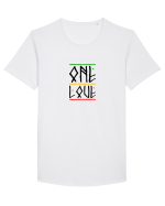 One Love Tricou mânecă scurtă guler larg Bărbat Skater