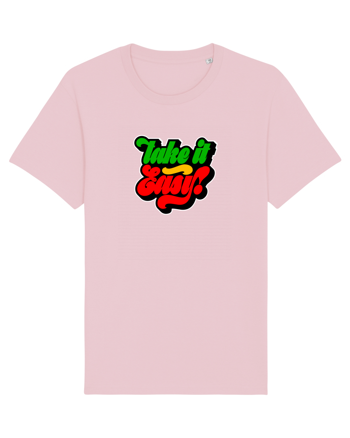 Tricou mânecă scurtă Unisex Rocker Cotton Pink