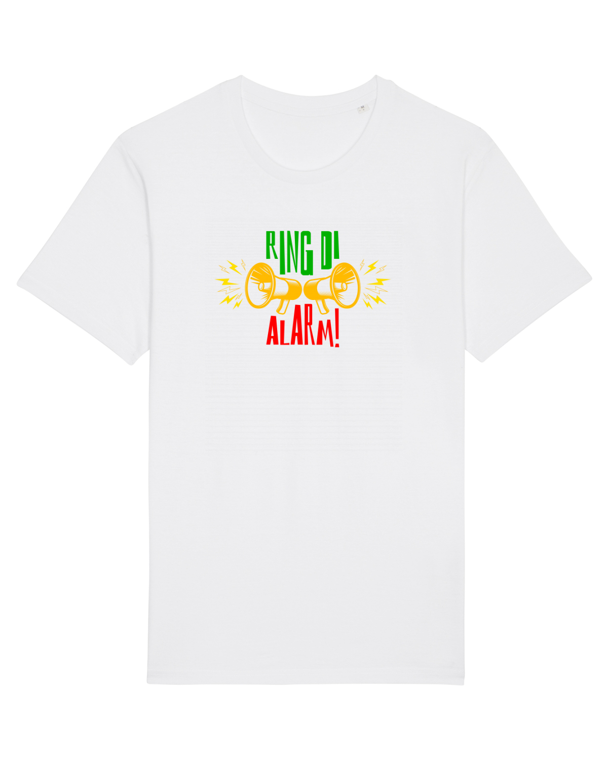 Tricou mânecă scurtă Unisex Rocker White