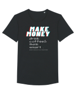 Make money Tricou mânecă scurtă guler larg Bărbat Skater