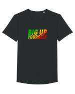 Big Up Yourself Tricou mânecă scurtă guler larg Bărbat Skater