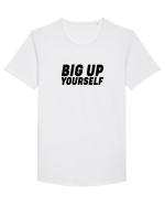 Big Up Yourself Tricou mânecă scurtă guler larg Bărbat Skater