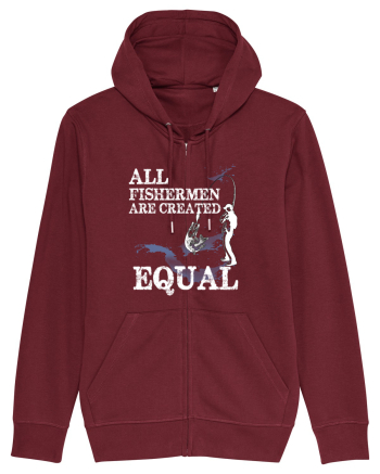 All Fishermen Are Created Equal Burgundy