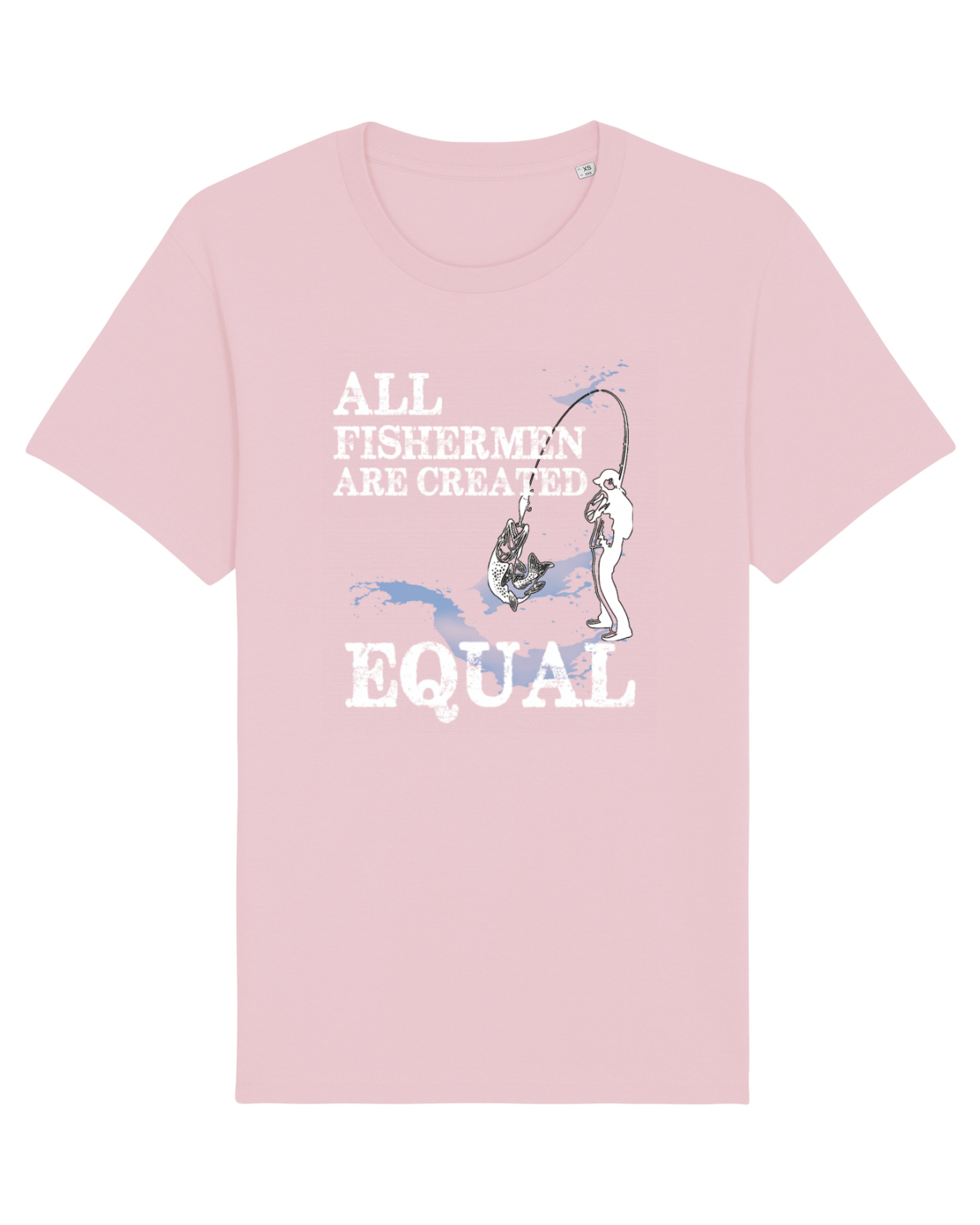 Tricou mânecă scurtă Unisex Rocker Cotton Pink