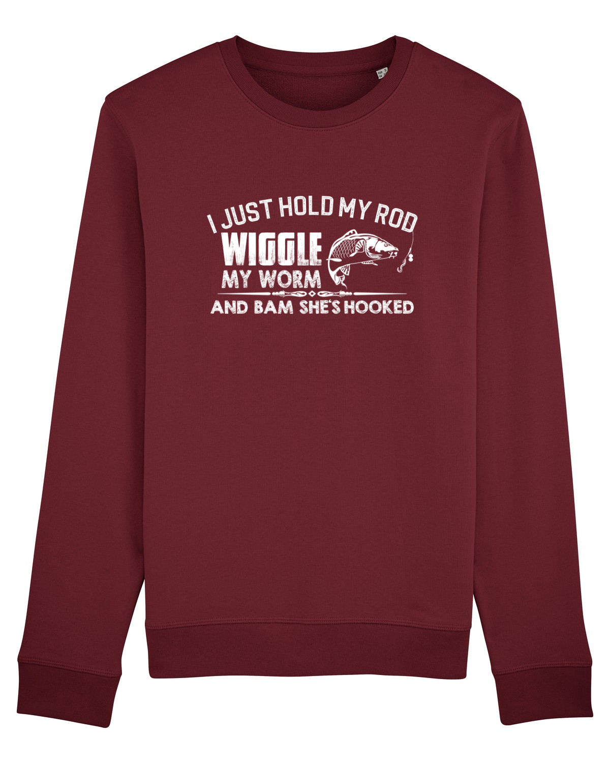 Bluză mânecă lungă Unisex Rise Burgundy