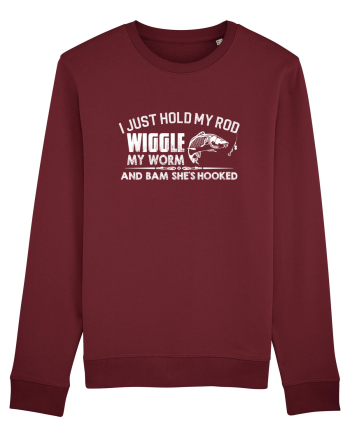 Bam She's Hooked Burgundy