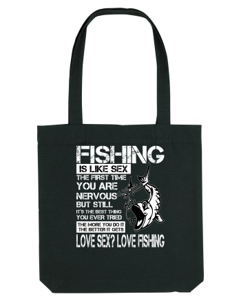 Fishing Is Like Sex Black
