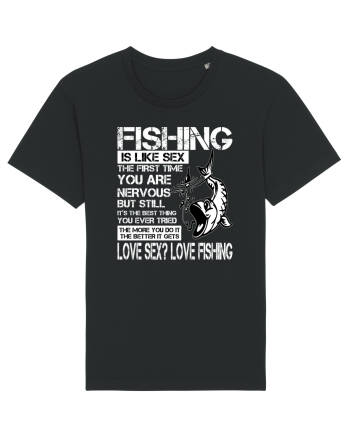 Fishing Is Like Sex Black
