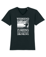 Fishing With A Chance Of Drinking Tricou mânecă scurtă guler V Bărbat Presenter