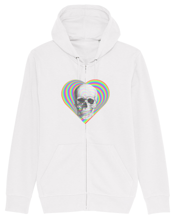 Psychedelic Skull White