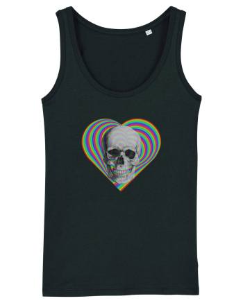 Psychedelic Skull Black