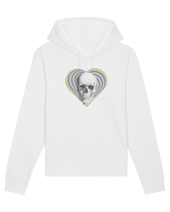 Psychedelic Skull White