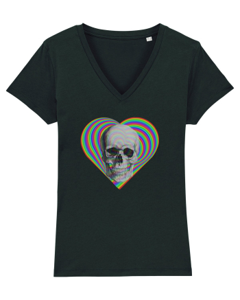 Psychedelic Skull Black