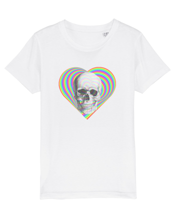 Psychedelic Skull White