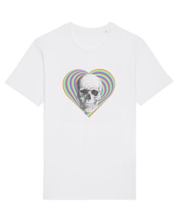 Psychedelic Skull White