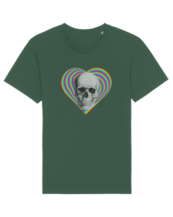 Psychedelic Skull Bottle Green