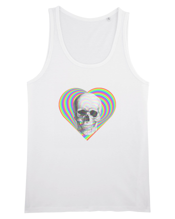 Psychedelic Skull White