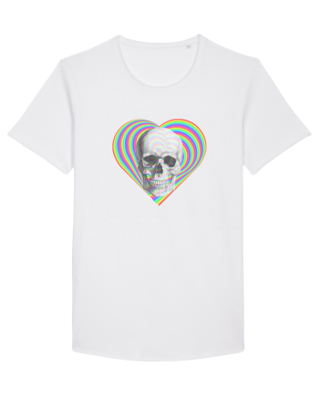 Psychedelic Skull White